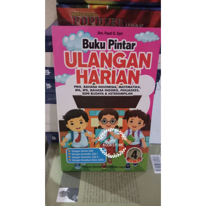Buku Pintar Ulangan Harian SD Kelas 4