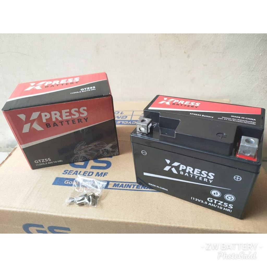 Aki Motor Xeon, Jupiter MX New, MX King, R15, Xabre, Fino, Byson GTZ5S XPRESS GEL