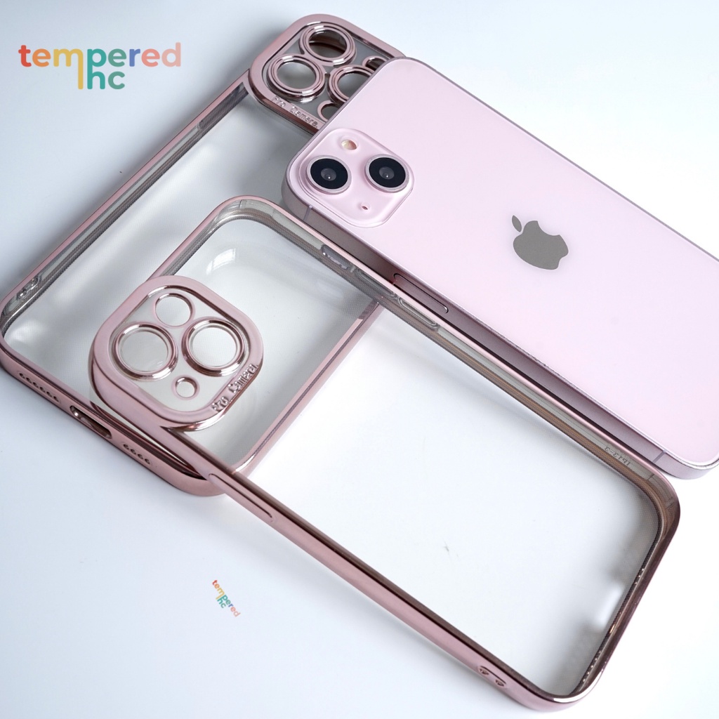 NEW !! ELECTROPLATED Camera Protective Iphone Case ( Iphone x - 13 pro max Ready )