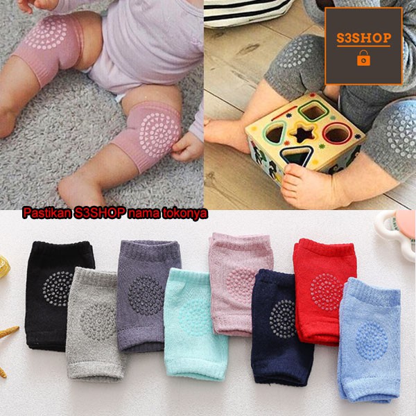 Sepasang Pelindung Lutut Bayi Baby Knee Elbow Pad Protector