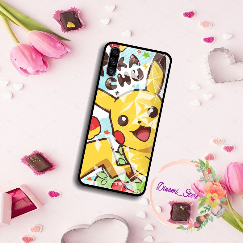 softcase diamond PIKACHU Oppo A3s A1k A5 A9 2020 A7 F9 A5s A31 A52 a53 A92 A37 A57 A59 A71  DST596