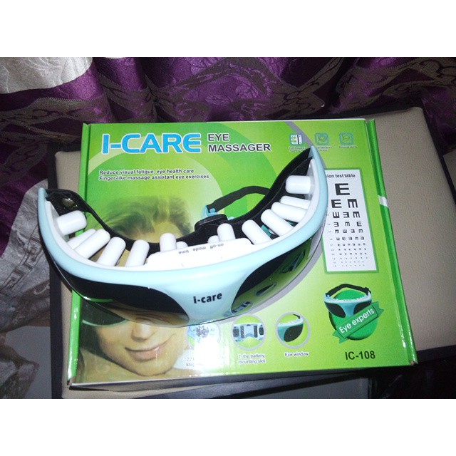 I Care Alat Pijat Penyegar Mata Lelah (Eye Care Massager, Terapi Mata)