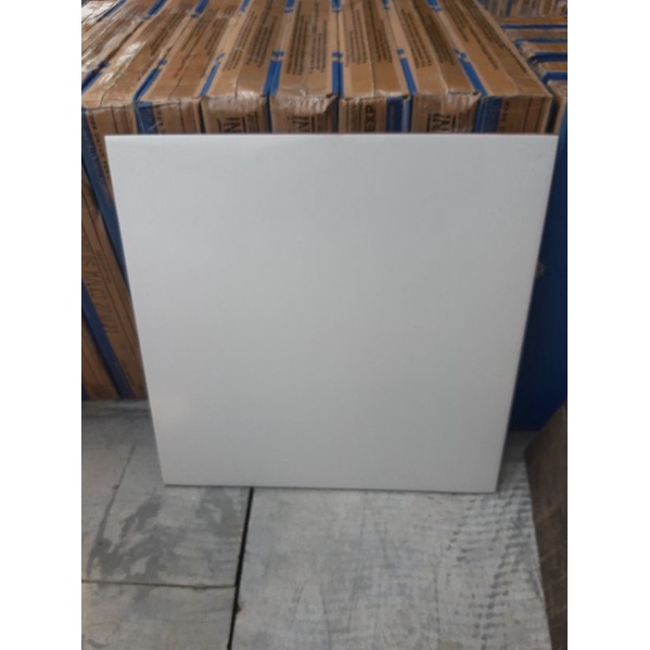 KERAMIK LANTAI 40X40 PUTIH POLOS