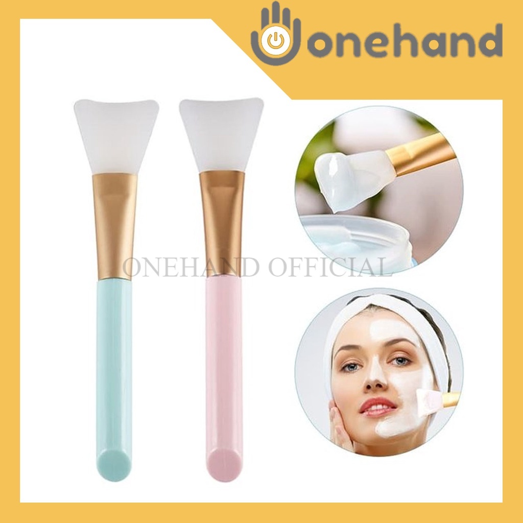 Kuas Masker Wajah Silikon Facial Brush / Kuas MakeUp Satuan Alat Kosmetik Make Up Brush