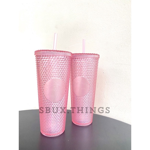 Starbucks green matte studded indonesia  Starbucks Studded Tumbler Indonesia pink glittery