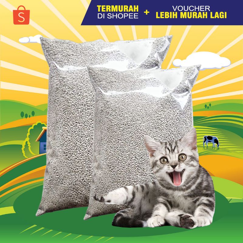 ZEOLIT 500 - Pasir Kucing Pasir Zeolit Kucing Hamster Landak Mini Gecko Gerbil 500 gr BISA DICUCI