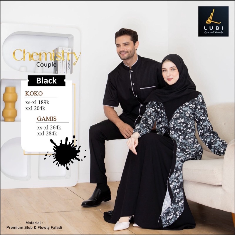 Gamis Couple Lubi Chemistry