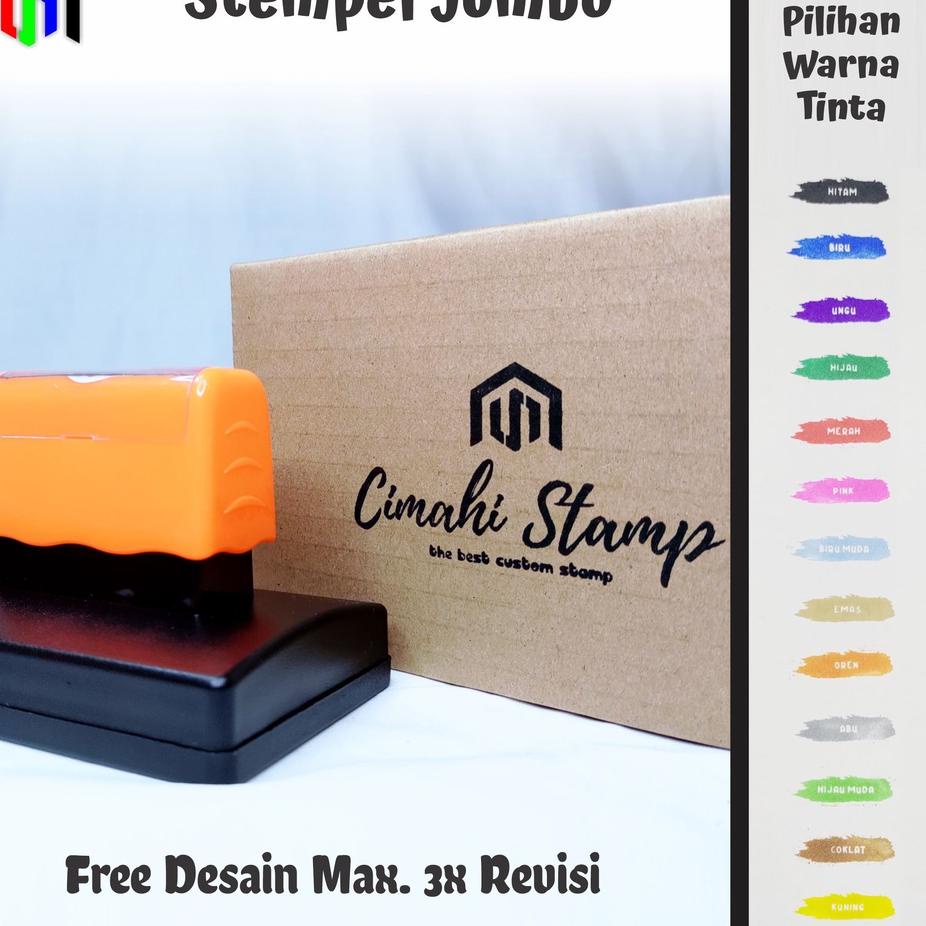 Update - CETAK CUSTOM STEMPEL FLASH JUMBO / STEMPEL BESAR UNTUK CAP KARDUS / LABEL