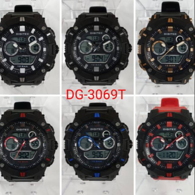 Jam Tangan Pria Digitec DG3069 Water Resist