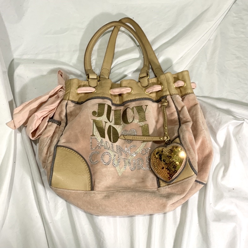 Authentic Juicy Couture bag hand bag pink juicy couture bag preloved