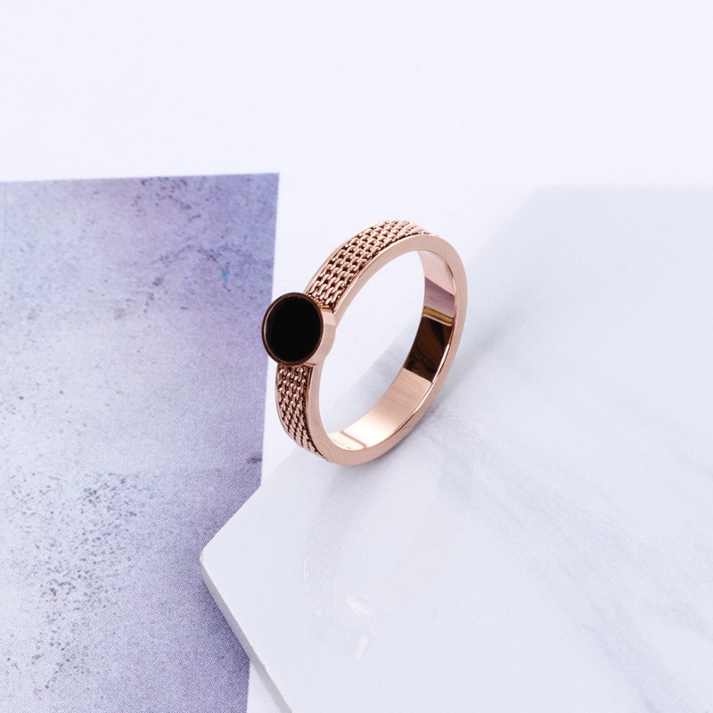 [ Model Baru ] Cincin Titanium Mini Korea Wanita Fashion Cocok Untuk pesta hadiah trend kini CK162