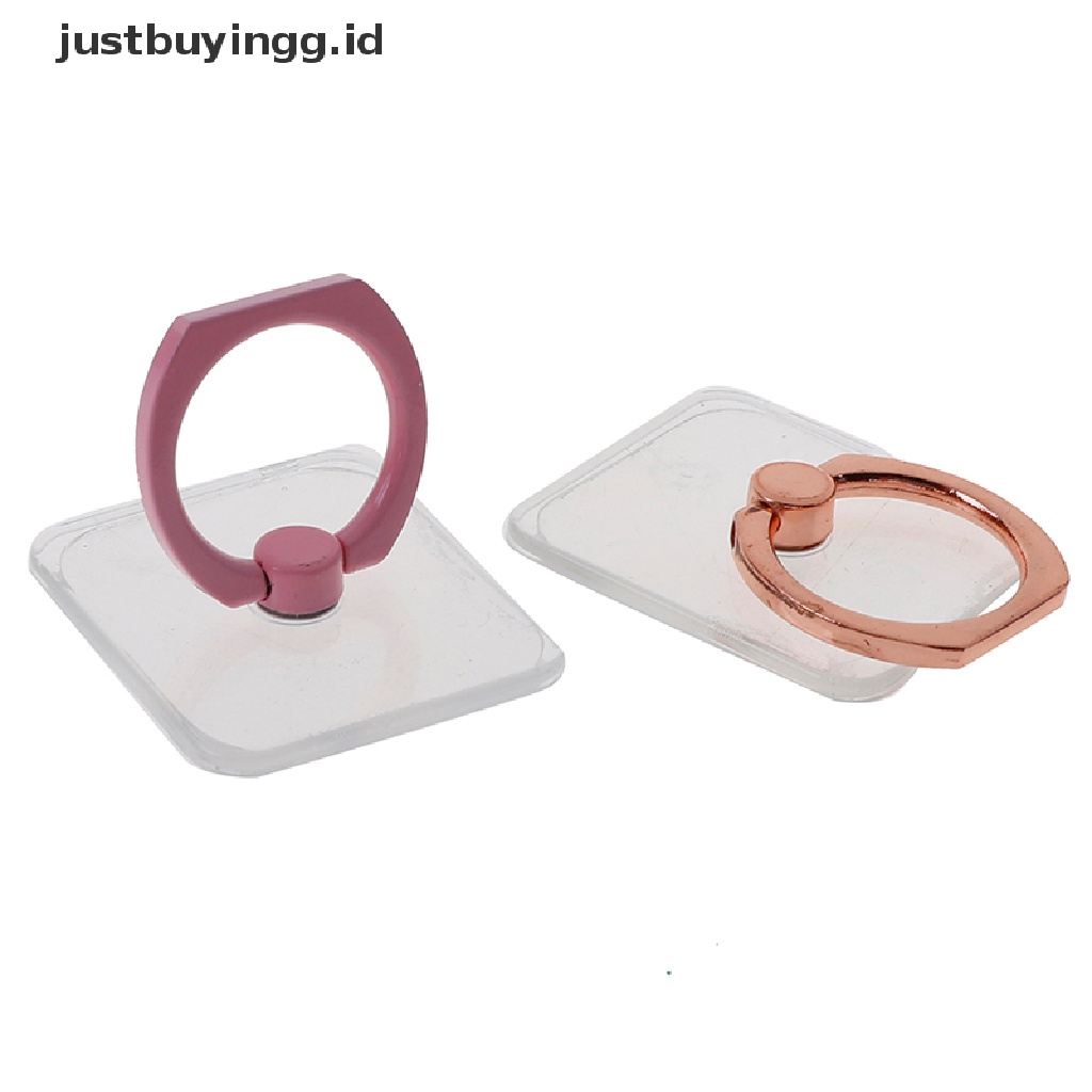 (Justbuyingg.Id) Ring Holder Hp Universal Transparan Bisa Berputar 360 °