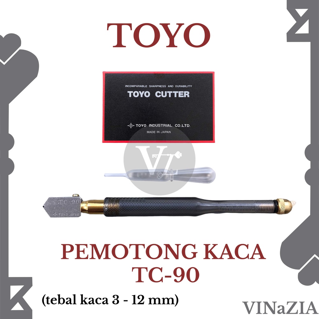 PEMOTONG KACA TOYO TC-90 ASLI ORIGINAL / PISAU KACA TOYO TC-90 ASLI ORIGINAL