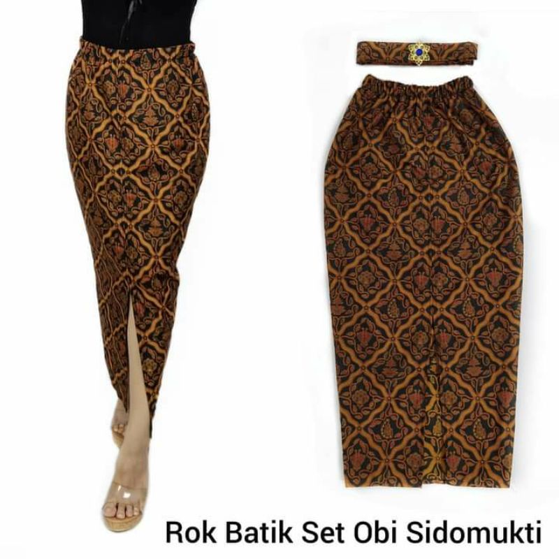 Rok Batik Set obi | Kamen jadi Batik