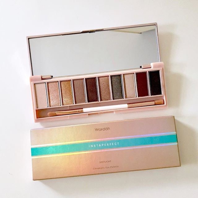 Wardah Instaperfect SPOTLIGHT Chromatic Eye Palette 10 g - Eye Shadow 10 Warna