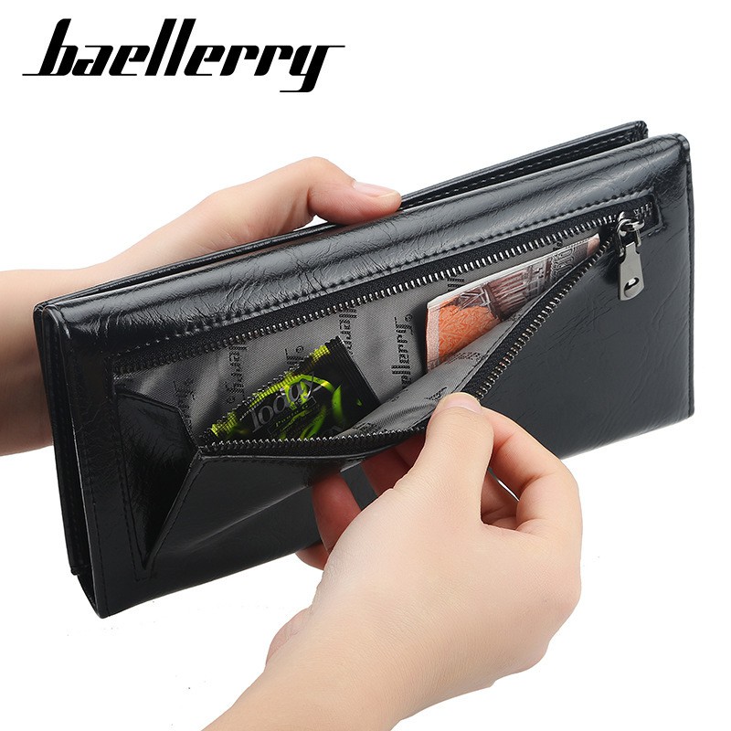 ORIGINAL BAELLERRY DOMPET TANGAN PESTA KONDANGAN NIKAHAN BANYAK SLOT KARTU SEMI KULIT 6721