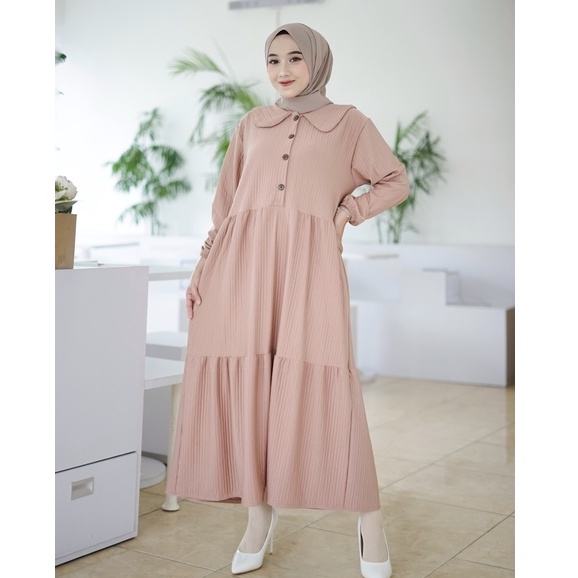 CHITA MIDI DRESS/TERMURAH/MATT KNITE COTTON