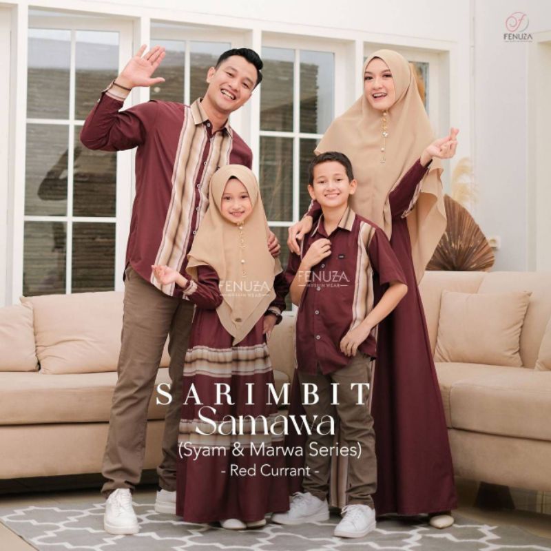 Sarimbit Samawa By Fenuza Serimbit Keluarga Terbaru 2022 Baju Serimbit Terbaru Nyaman Original By Fe