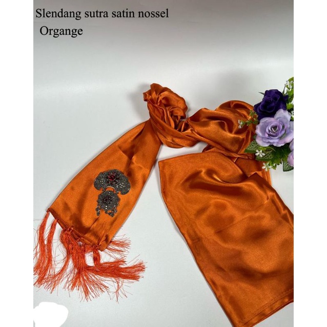 Selendang Bali satin sutra nossel-6