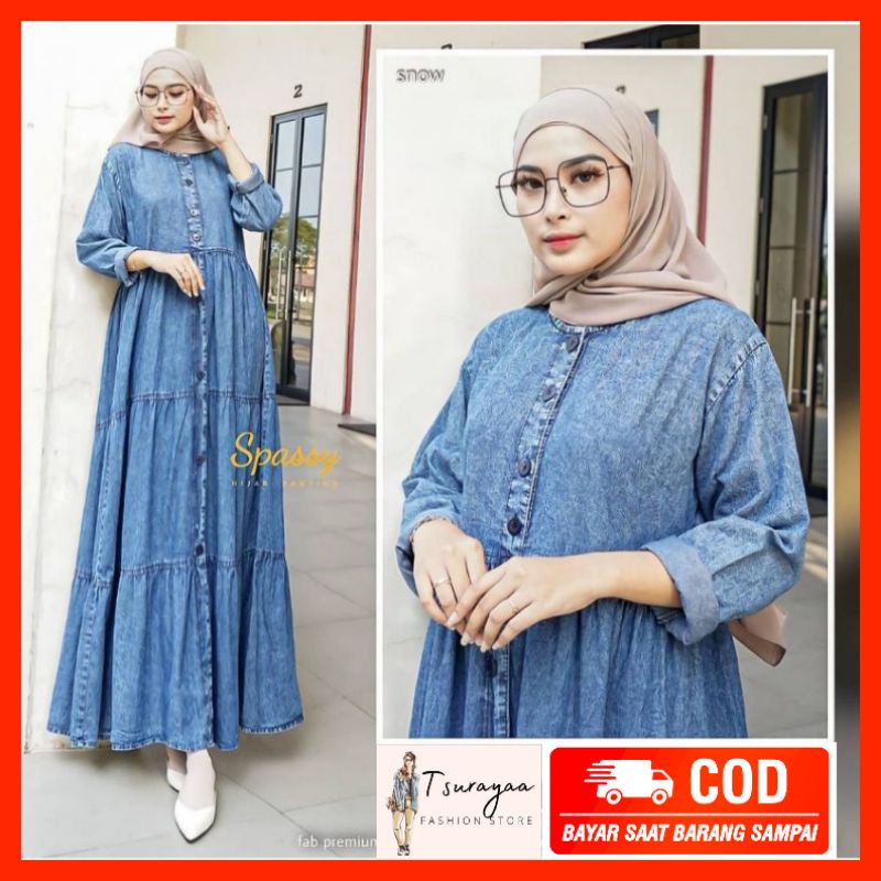 Amara Gamis Maxy Jeans Jumbo LD 120