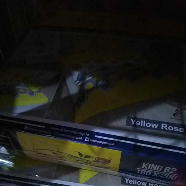 Sprei Lady Rose Uk. 160/180 - Yellow Rose