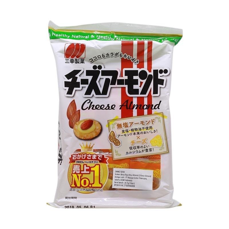 

[Best Seller] Sanko Seika Cheese Almond Senbei CRACKERS 45.9G - 16PCS