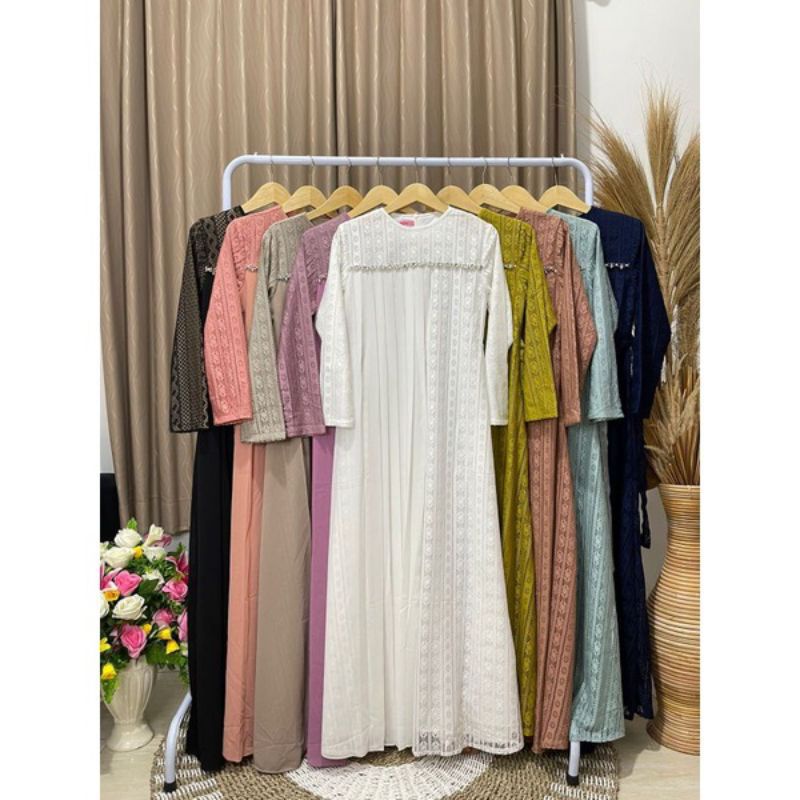 (ORI) Gamis CLARISSA Dress / Gamis Ceruty / Gamis Impor / Gamis Premium / Gamis Original / Gamis Bro