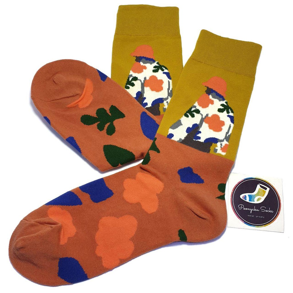 Poonyaku Socks - Kaos Kaki Summer Vacay "Sugar Daddy"