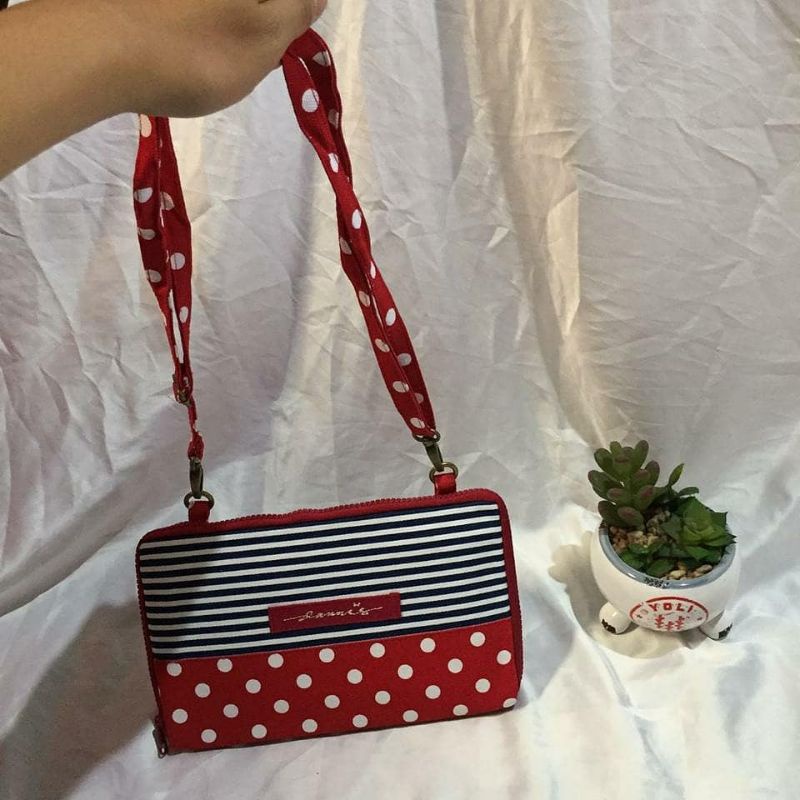 [RUMAH DANNIS] TAS SLING BAG TALI SELEMPANG RESLETING WANITA MOTIF TRENDY CANTIK DAN MURAH RUMAH DAN