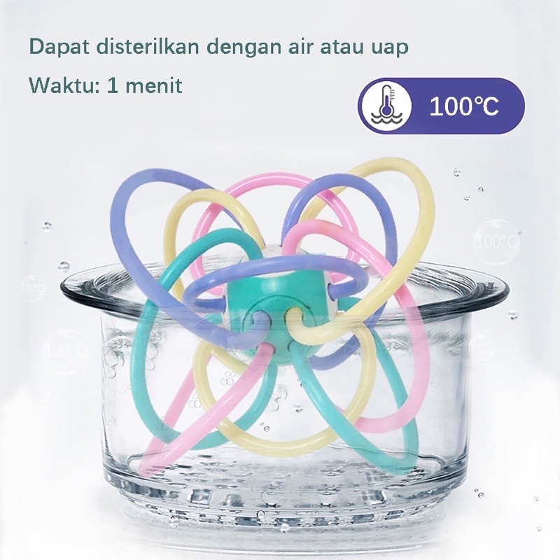 DK TEETHER RATTLE Baby / Mainan GIGITAN Bayi