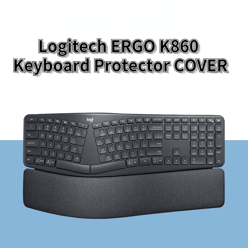 Cover Pelindung Keyboard Wireless Bluetooth Ergonomis Untuk Logitech ERGO K860 K860