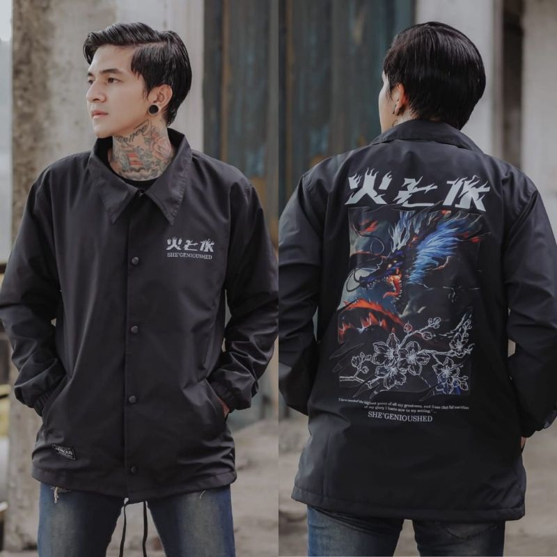 Jaket Pria l Jaket Coach Salvio Hexia l Jaket Windbreaker l Jaket Parasut