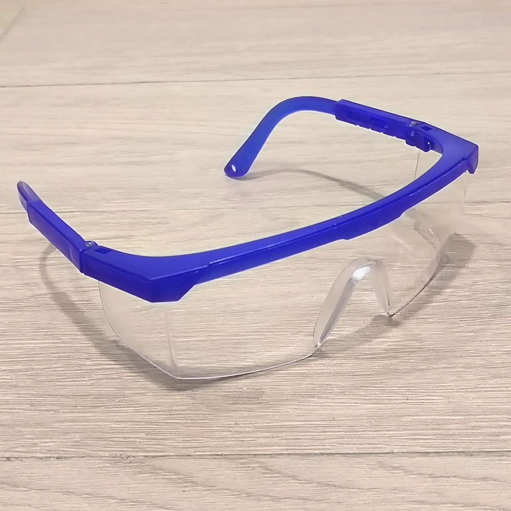 KACAMATA LAS / KACAMATA SAFETY / SAFETY GOOGLE GLASS PUTIH BENING