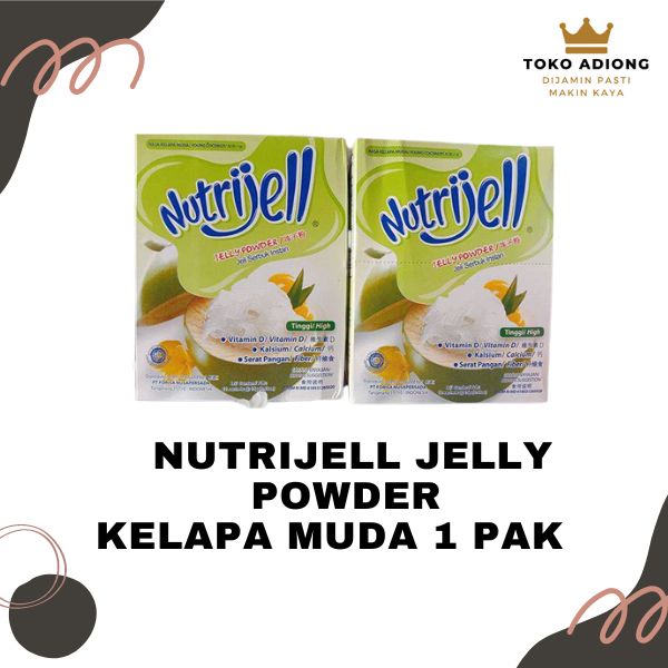 

NUTRIJEL JELLY POWDER - YOUNG COCONUT 1 PAK 12 SACHET