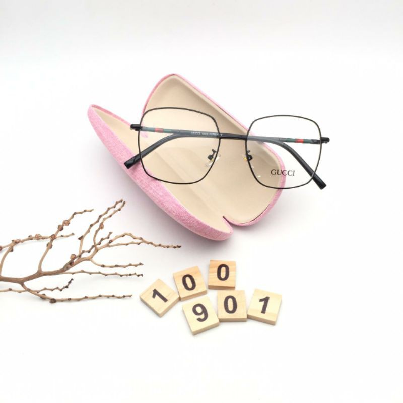 Frame kacamata kotak kacamata minus kacamata antiradiasi kacamata impor kacamata cewek