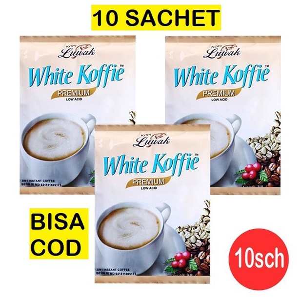 

Luwak White Koffie Sachet 10Pcs - 1Renceng - produk original - kopi luwak - kopi luwak white - kopi luwak putih