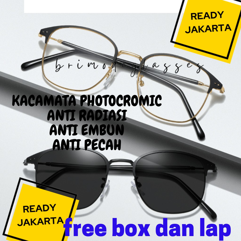PAKET KACAMATA PHOTOCROMIC MINUS FRAME BINGKAI KACAMATA