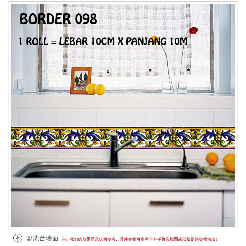 WALLPAPER BORDER 085 129 013 131 084 135 076 021 028 022 134 015 018 083 098 020 STIKER DINDING GD