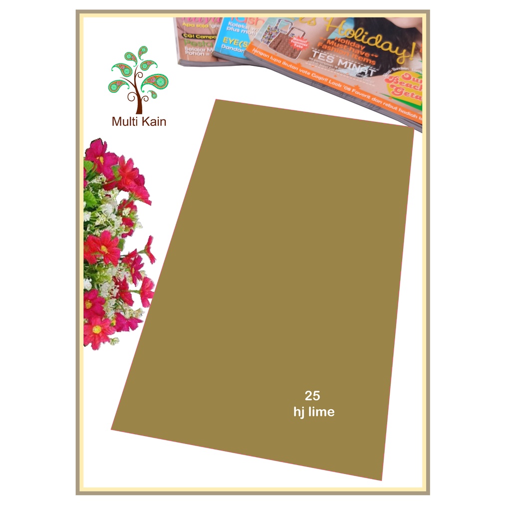 Bahan multi Kain Rayon Uniqlo mukena Meteran dan Grosir Quality Super-25 hj lime