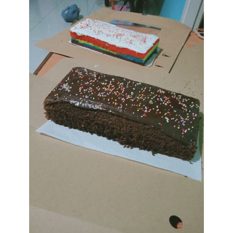 

brownies kukus ukuran 22