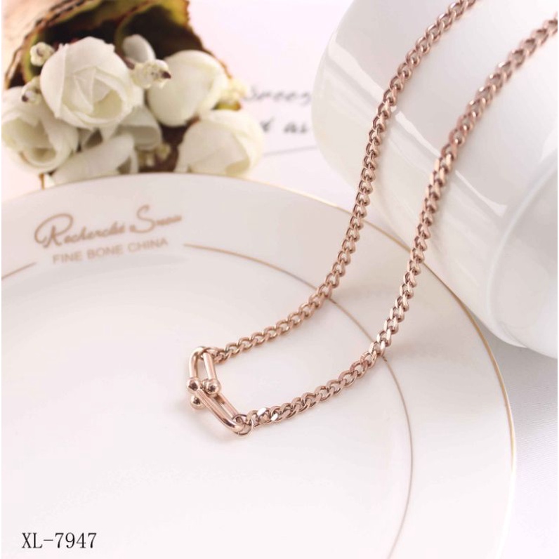 Kalung Titanium Terbaru Perhiasan Fashion 7947，7907