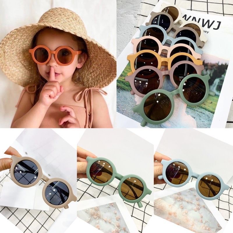Kacamata Bayi Anti Ultraviolet Kacamata Anak Fashion Kacamata Anak New Trend Style Korea 0-8 Tahun