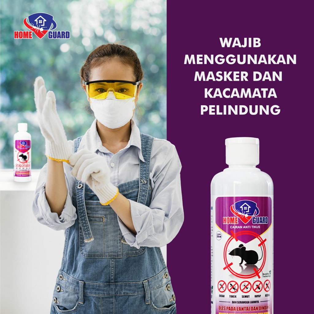 Home Guard Cairan Anti Tikus 250ml /Anti Cicak/Anti Tokek/Anti Rayap/Anti Kecoa/Anti Serangga Homeguard