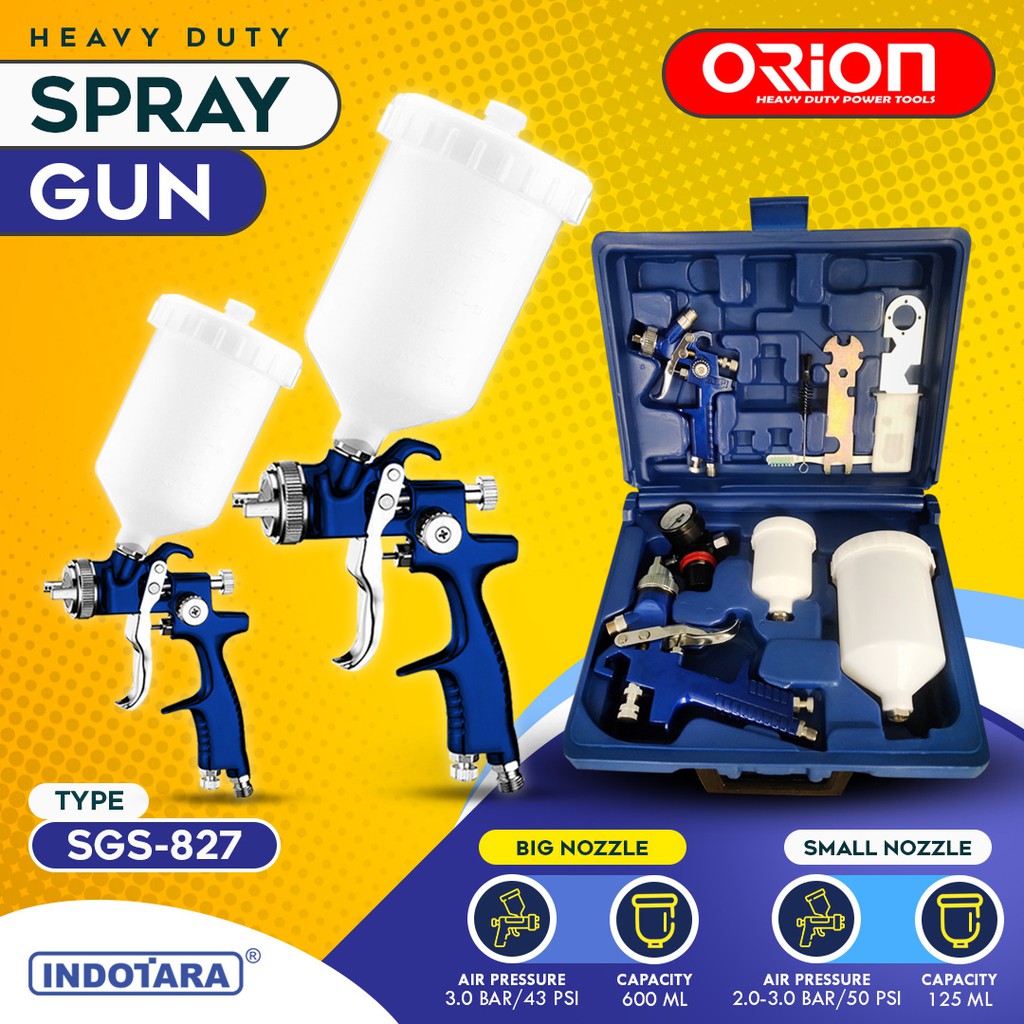 Alat Semprotan Cat Spray Gun Air Dust Orion SGS827