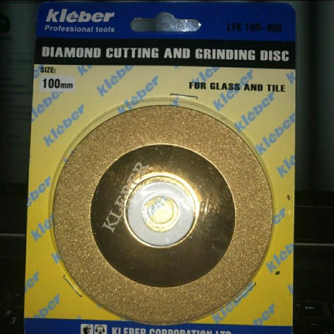 KLEBER MATA GERINDA BEVEL POLES & POTONG KACA SIZE 4 INCH