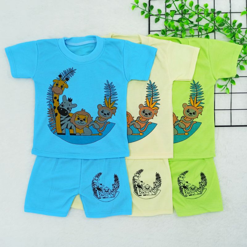 [Ss-8043] Pakaian Anak Laki-laki Size 0-2tahun, Baju Anak, BajuBayi, Setelan Anak Murah Berkualitas