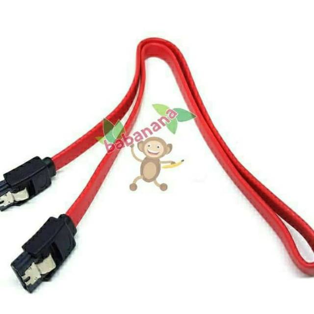 Kabel Sata Data 3 III 6Gbps Klip Besi Straight Lurus