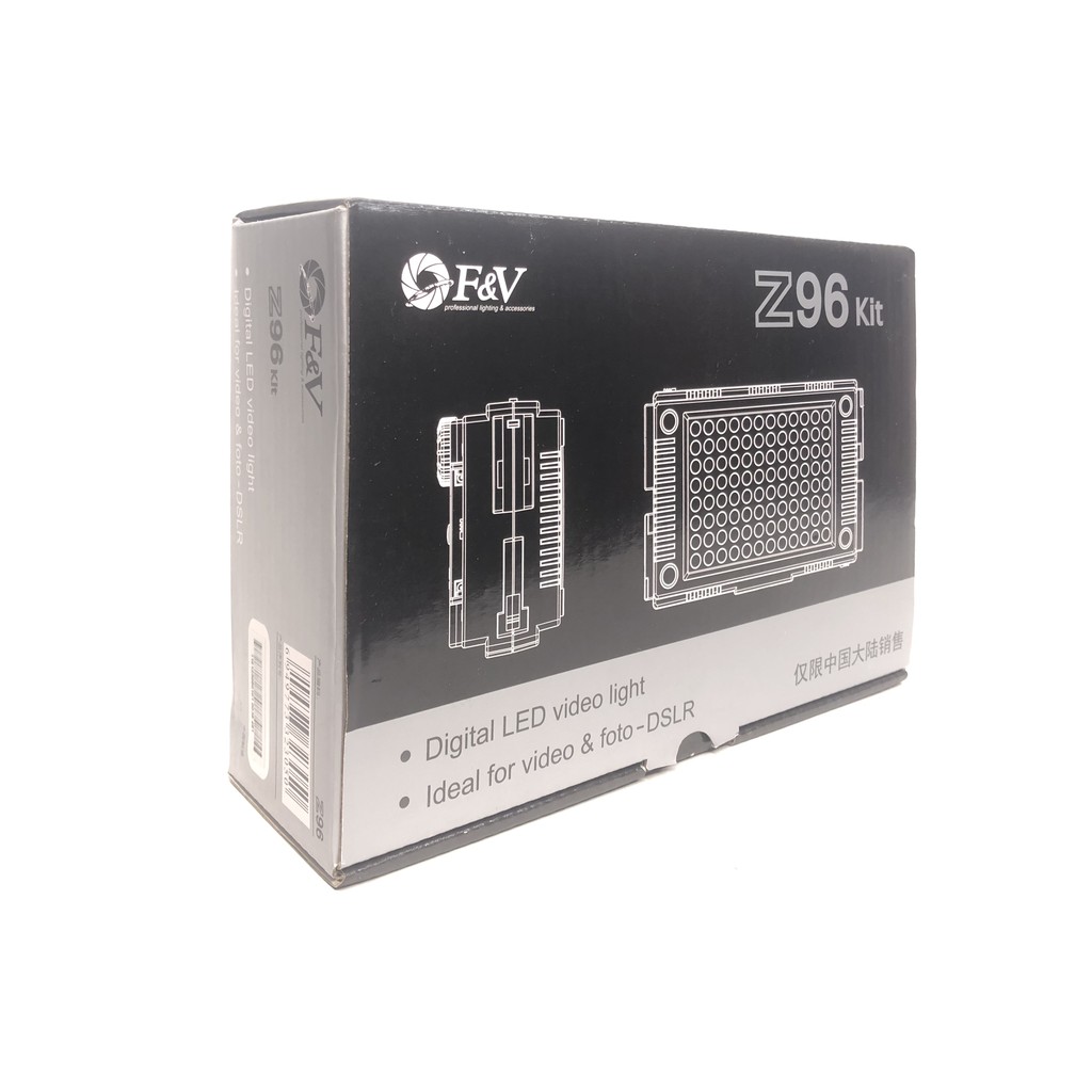 F&V Lighting Z96 UltraColor LED Video Light - 95 CRI, 96 LED's