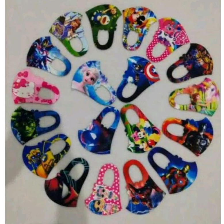 MASKER SCUBA ANAK KARAKTER ( MINIM 5 PCS )