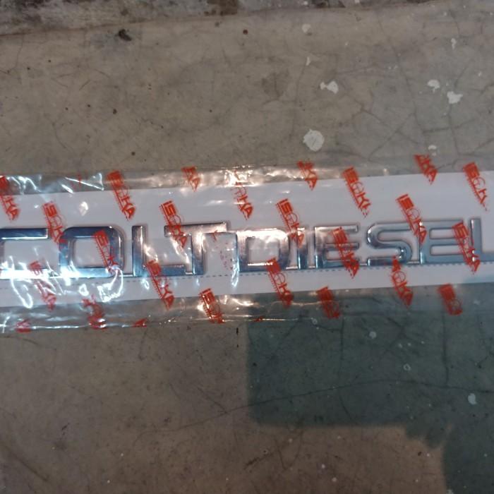 Emblem Mitsubishi Colt diesel / Logo Colt Diesel Canter Chrome